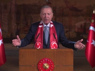 Cumhurbaşkanı Erdoğan'dan A Milli Futbol Takımı'na destek paylaşımı