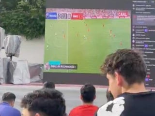 Kırıkkale'de milli maç yerine 'oyun videosu' izletildi