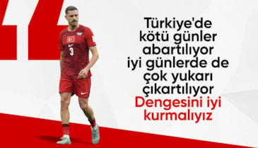Merih Demiral: Ülkemizde iyi günler de kötü günler de abartılabiliyor
