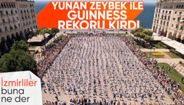 Zeybeğimizi çalan Yunanistan 850 kişiyle oynadı