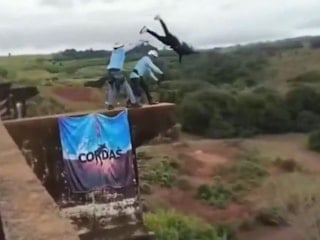 Brezilya'da can alan bungee jumping ihmalinin yeni görüntüleri ortaya çıktı