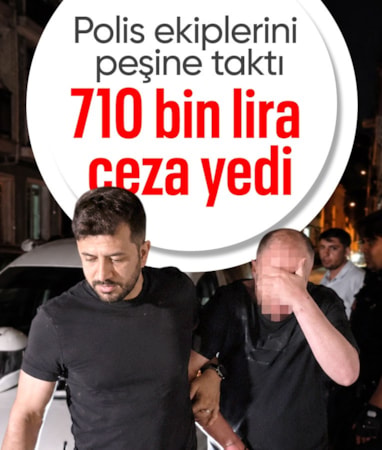 Bursa'da dur ihtarına uymayan alkollü sürücü 710 bin lira ceza yedi