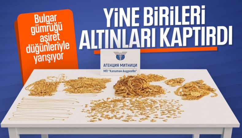 Edirne Kapıkule Sınır Kapısı'nda 5 kilo altın komşuya kaldı