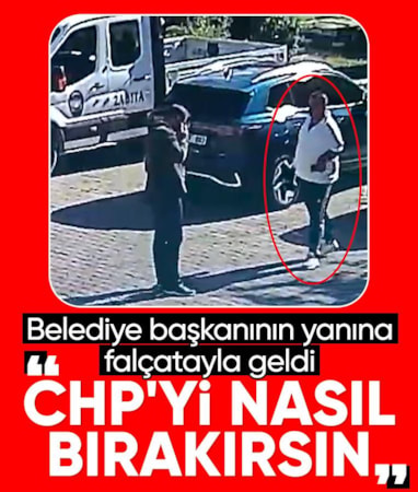 Afyonkarahisar'da belediye binası önünde bıçaklı şüpheli alarmı