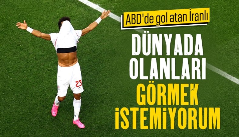 İranlı futbolcu Ramin Rezaeian gol sevincinin nedenini açıkladı