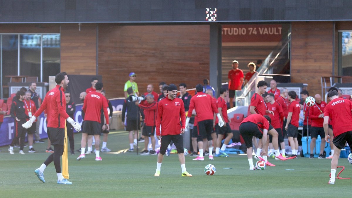 A Milli Futbol Takımı, San Francisco'daki ilk antrenmanını yaptı