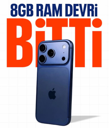 iPhone'larda 8GB RAM tarih oluyor: Yapay zeka için daha fazlası şart