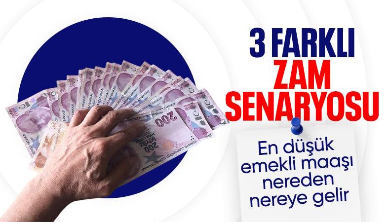 En düşük emekli maaşı zam senaryoları