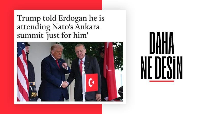 Donald Trump: NATO'ya Cumhurbaşkanı Erdoğan için katılıyorum