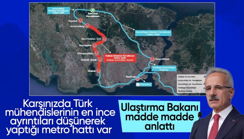 Abdulkadir Uraloğlu açıkladı: Halkalı-Gayrettepe arası 57 dakikaya düşecek