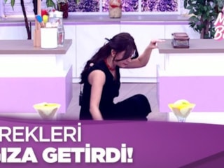 Kanseri yeni atlatmıştı; Programda fenalaştı! Nursel Ergin'in yere yığıldığı anlar...