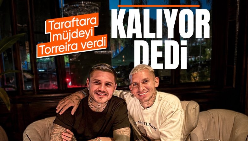 Lucas Torreira'dan Mauro Icardi paylaşımı