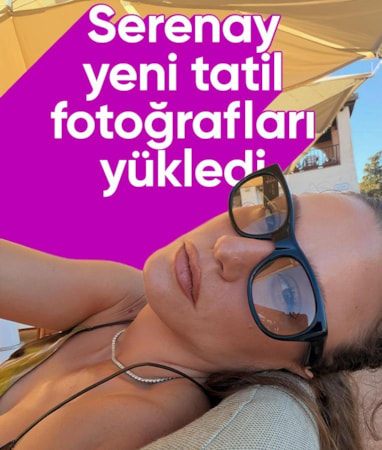 Zebra desenli bikinisiyle poz verdi