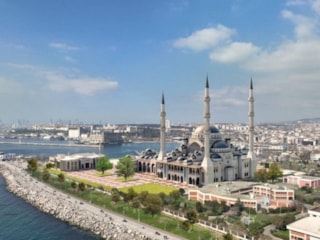 Kadıköy'e inşa edilecek caminin son hali: İlk kazma vuruldu