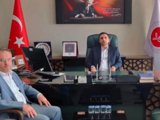 Sinop'ta stajyer vali yardımcısı vekili, müftünün makamına oturdu