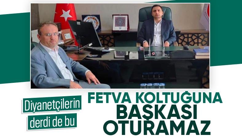 Sinop'ta stajyer vali yardımcısı vekili, müftünün makamına oturdu