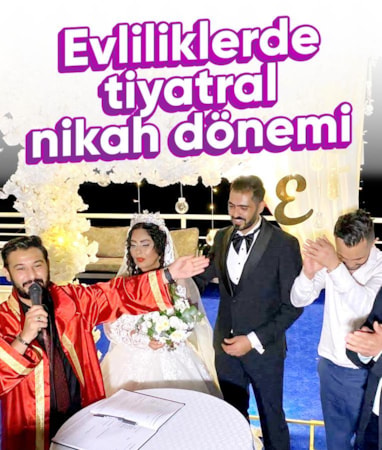 Düğünlerin yeni trendi 'tiyatral nikah memuru': Fiyatlar cep yakıyor