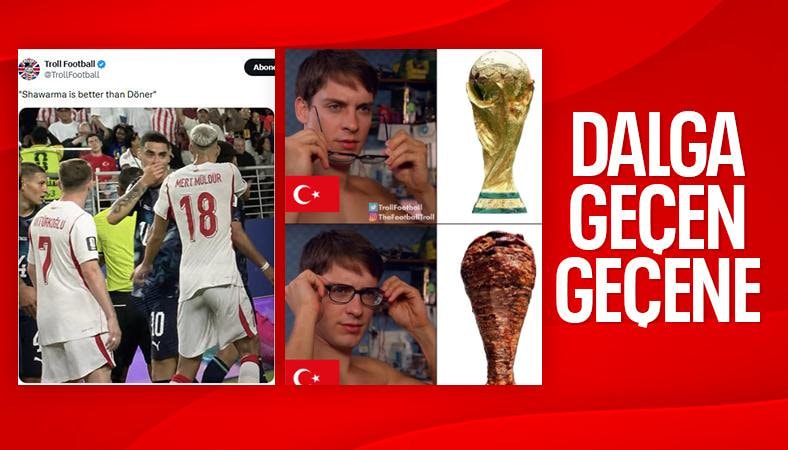 A Milli Futbol Takımı'nın Dünya Kupası'na erken vedası alay konusu oldu