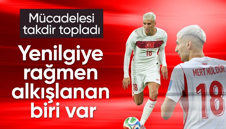 Mert Müldür yenilgiye rağmen takdir topladı