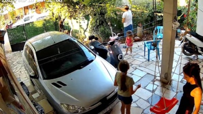 Muğla'nın Fethiye ilçesinde 1 kişinin öldüğü komşu dehşeti kameraya yansıdı