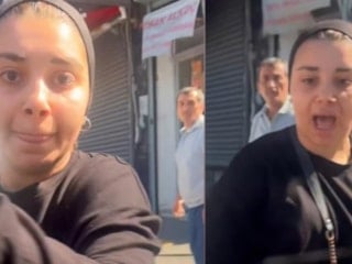 İstanbul'da kadın motosikletli dehşet saçtı: Sürücüye saldırdı