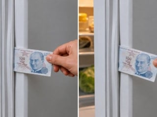 Buzdolabına bir banknot sıkıştırın: 1 dakikalık test faturayı düşürebilir