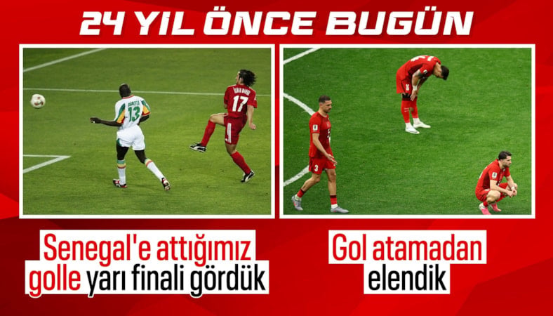 Dünya Kupası'ndaki son golümüzü 24 yıl önce attık!
