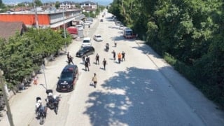Düzce'de gerçeğini aratmayan tatbikat: Şahısları yere yatırıp yakaladılar