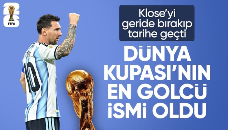 Lionel Messi, Dünya Kupası tarihine geçti!