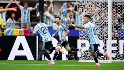 Lionel Messi rekor kırdı! Arjantin, Avusturya'yı iki golle geçti