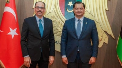 MİT Başkanı İbrahim Kalın, Saddem Hafter ile Libya'da görüştü