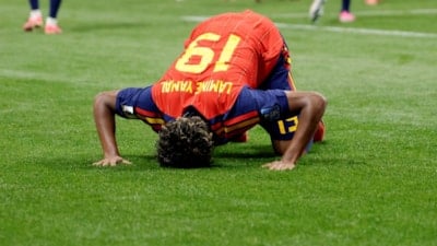 Lamine Yamal, gol sevinci sonrası sosyal medyada hedef oldu