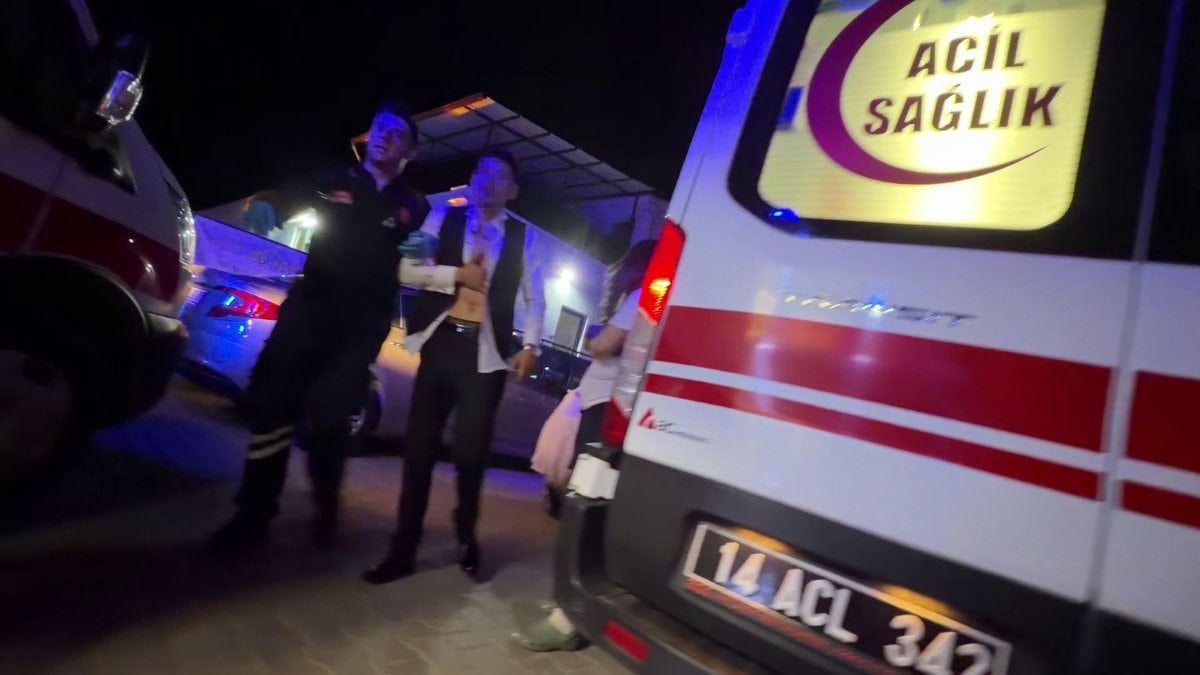 Bolu'da düğünde çıkan kavgada damat dahil 3 kişi yaralandı