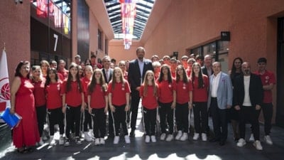 İstanbul TBF Basketbol Spor Lisesi'nin karne töreni yapıldı