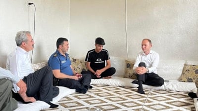 Şanlıurfa'da saldırıda yaralanan öğrencilere evde karne