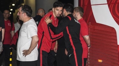 A Milli Futbol Takımı yurda döndü