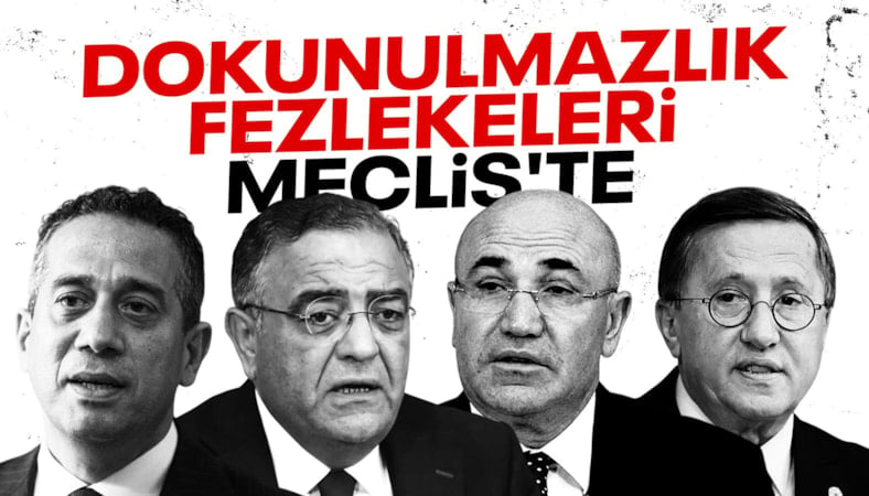 10 vekilin dokunulmazlık dosyaları TBMM'de