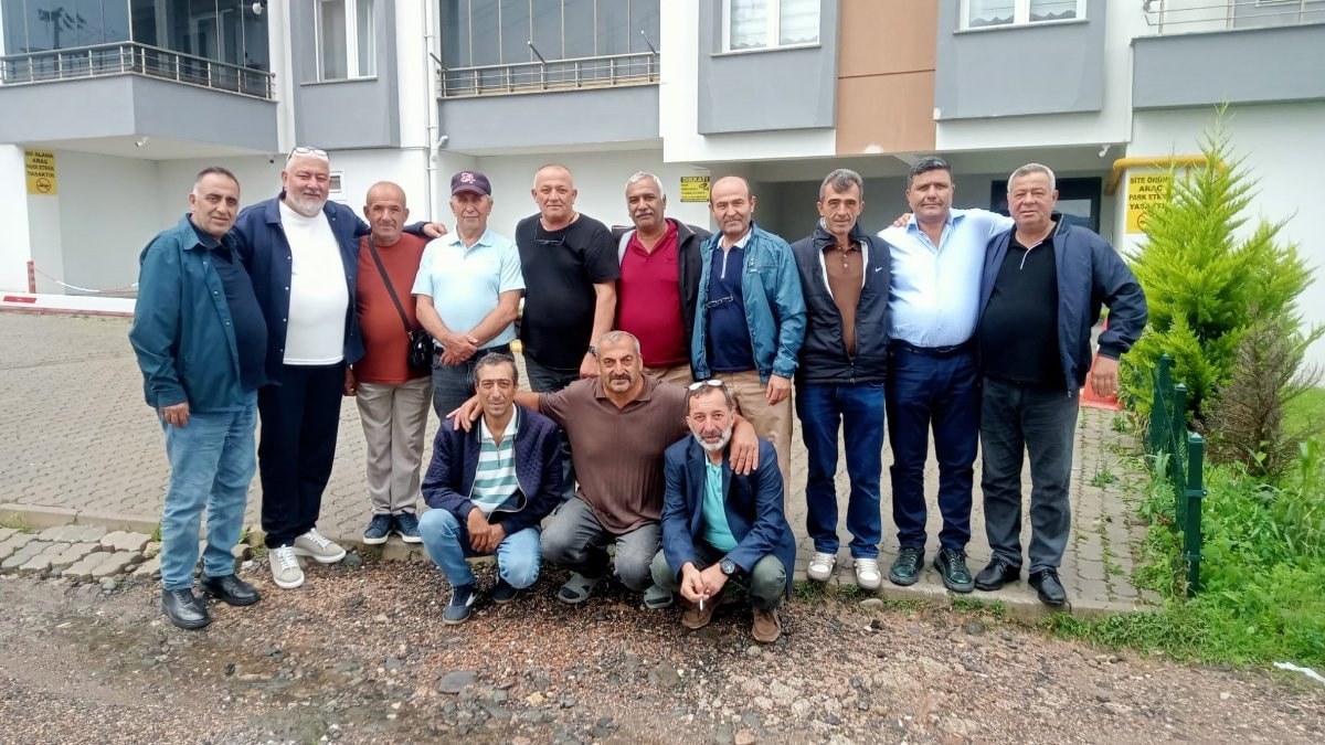 Ordu'da 35 yıllık asker arkadaşları yeniden bir arada