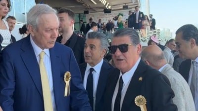 Aziz Yıldırım ve Serdal Adalı, 100. Gazi Koşusu’nda bir araya geldi