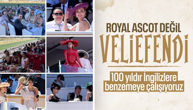 100'üncü Gazi Koşusu'ndaki şapka ve kıyafetler, İngilizlerin Royal Ascot'undan geri kalmadı