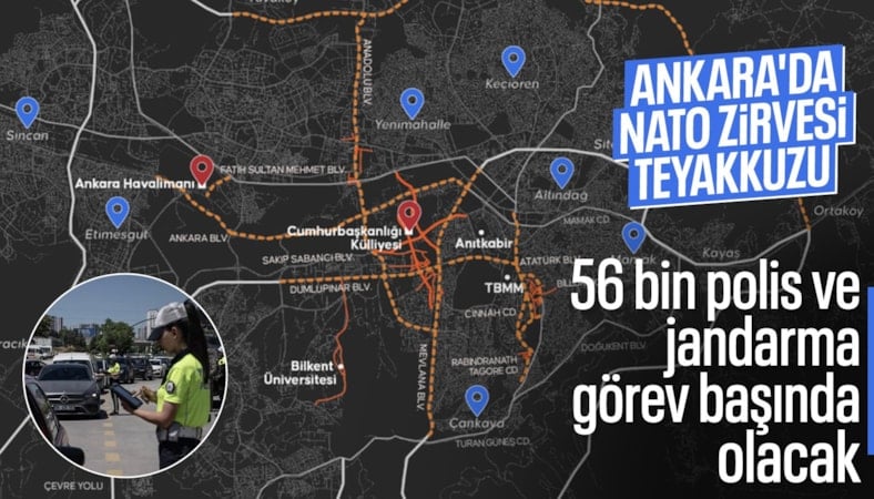 Ankara’da NATO Zirvesi tedbirleri