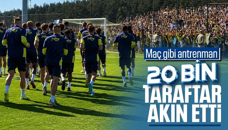 Fenerbahçe’yi binlerce taraftar yalnız bırakmadı