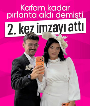 İkinci kez evlendi