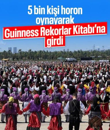 İstanbul’da aynı anda horon tepen 5 bin kişi, Guinness Rekorlar Kitabı’na adını yazdırdı