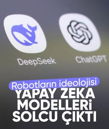 Yapay zeka modelleri teste sokuldu: Çoğu sol eğilimli sonuç verdi