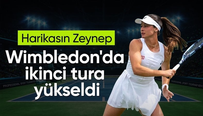 Zeynep Sönmez, Wimbledon'da ikinci tura çıktı