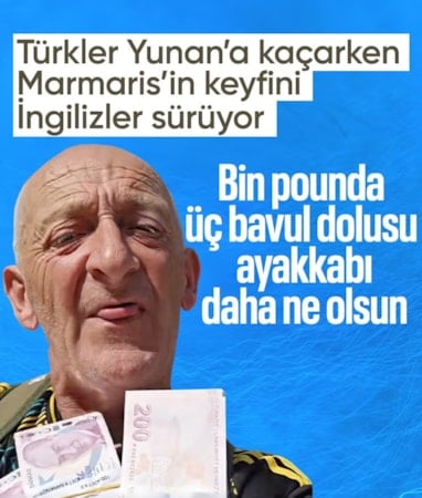 İngiliz turist, Türkiye'de 60 bin liraya 3 bavul ayakkabı aldı