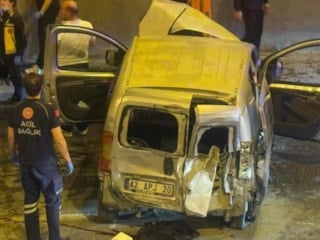 Konya’da alt geçitte zincirleme kaza: 1’i ağır 7 yaralı