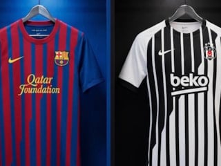 Barcelona'nın yıllar önceki forması Beşiktaş'a uyarlandı!