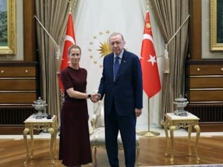 Cumhurbaşkanı Erdoğan, AB Yüksek Temsilci heyetini kabul etti